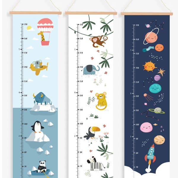Made By Paatch – wholesale Tillväxtdiagram - Barn och baby – Djungeldjur Höjddiagram för barn