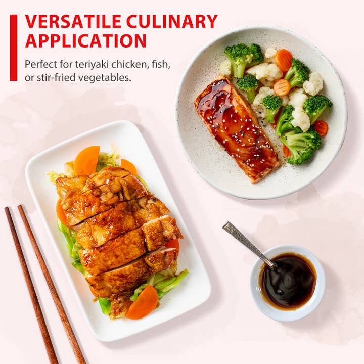 soeos - Wholesale Sauce - Soeos Teriyaki Sauce, 16.9 Fl Oz (500 ml), 2 Pack7