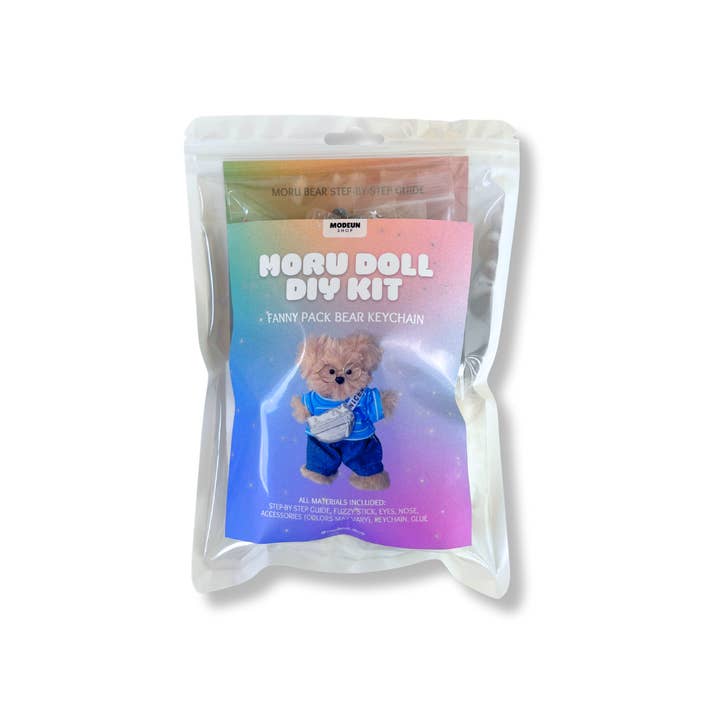 MODEUN SHOP - Wholesale DIY Craft Kit - FANNY PACK MORU BEAR DIY KEYCHAIN KIT4