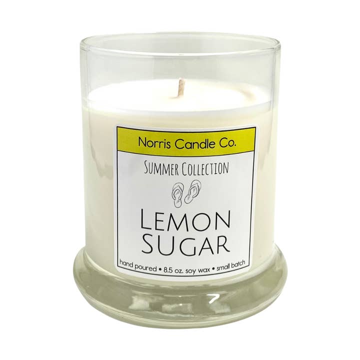 SUMMER - Lemon Sugar soy candle for wholesale by Norris Candle Co.