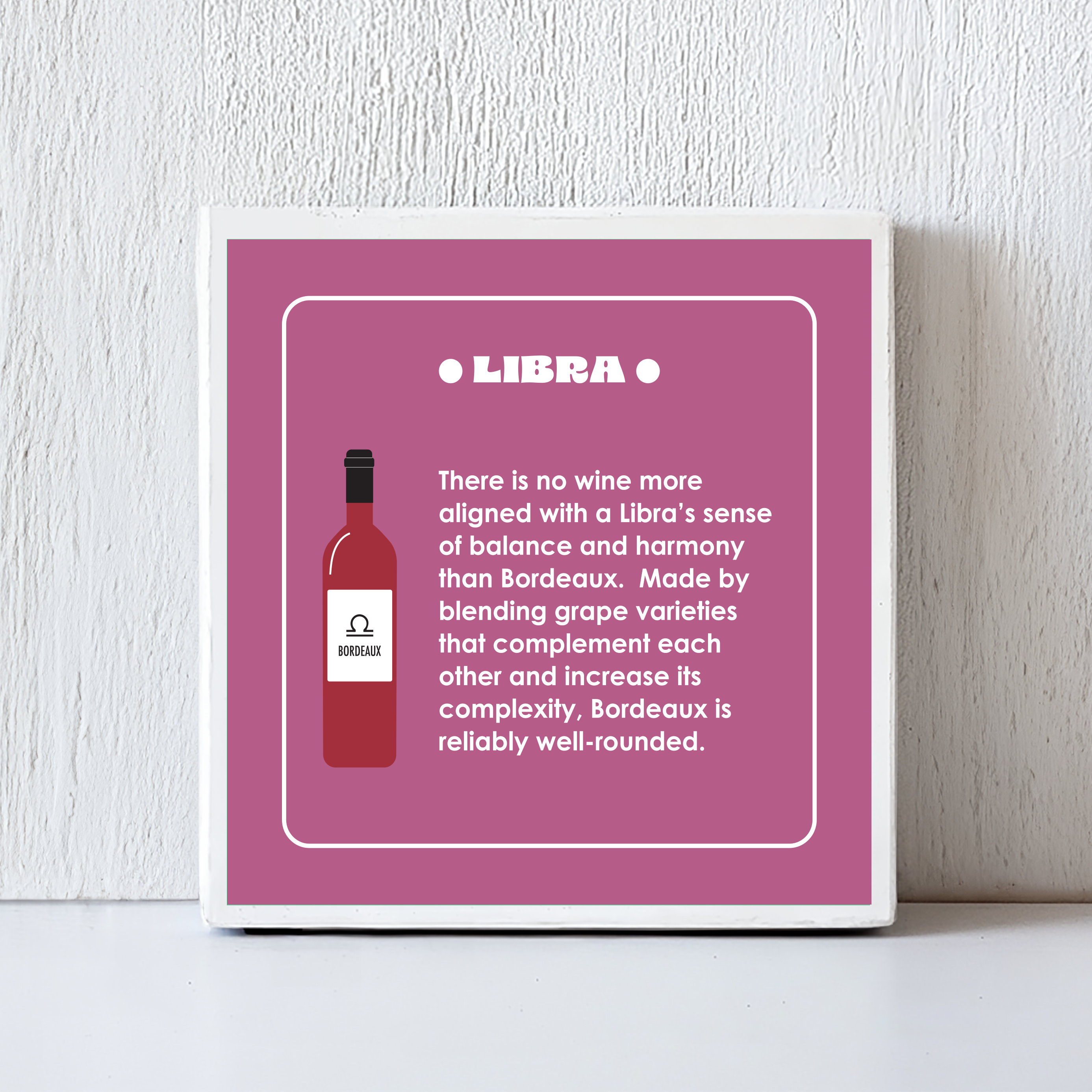 Questionable Designs - Vente Sous-verre - Dessous de verre en céramique avec signes de vin6