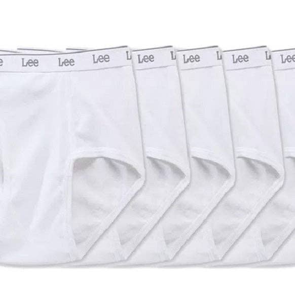 Lee Klassischer Slip aus Baumwolle ohne Anhänger für Herren, 6er-Pack für den Großhandel von Infinite Basics