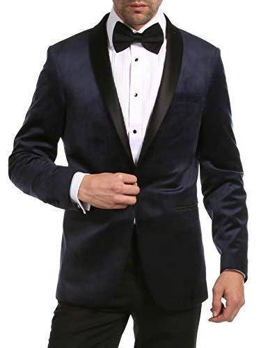 Ferrecci - Wholesale Blazer - Men's - Ferrecci - Enzo Men's Velvet Slim Fit Shawl Tuxedo Blazer40