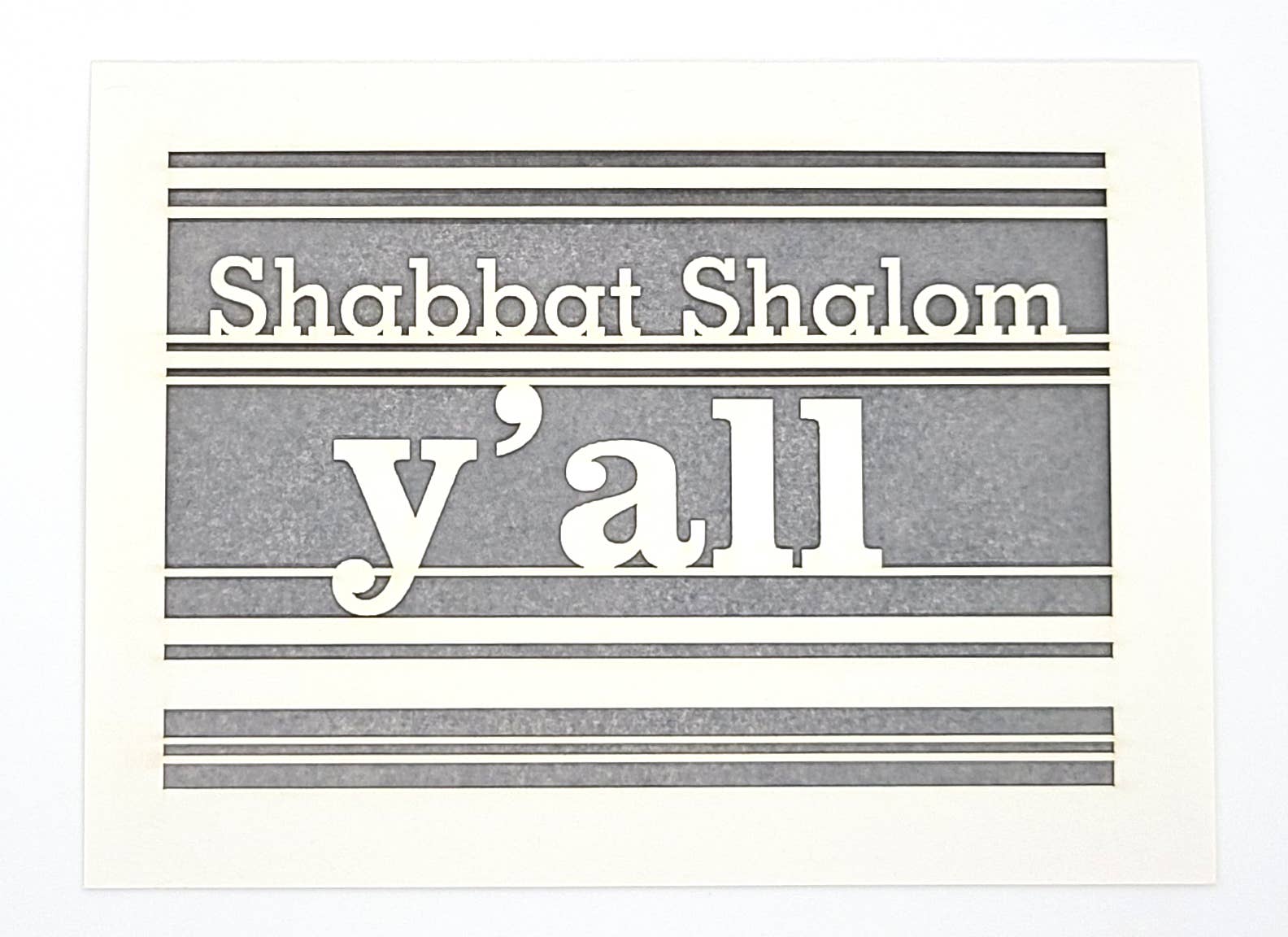 two hermanas - Wholesale Everyday Greeting Card - Shabbat Shalom Y'All Everyday Greeting Card2