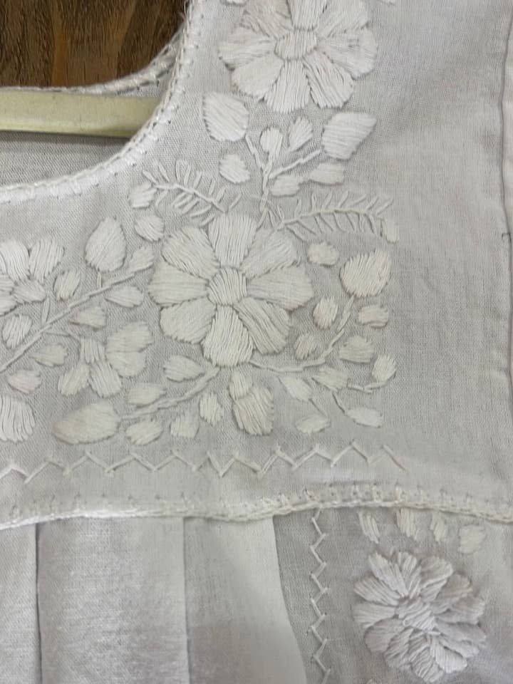 Cielito Lindo - Wholesale Jurk - Kinderen - Mexicaanse jurk voor meisjes wit op wit2