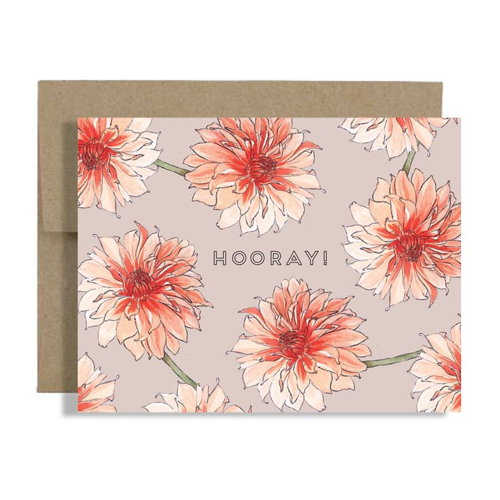 Hooray Card for wholesale by Common Silver