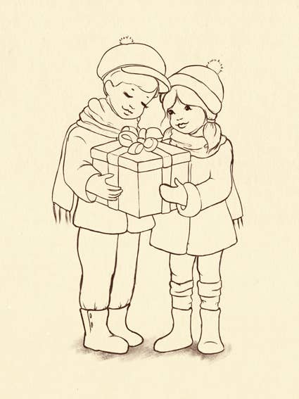 Cartolina Lo Schizzo del Presente per la vendita all'ingrosso da parte di Ollebol & Muis