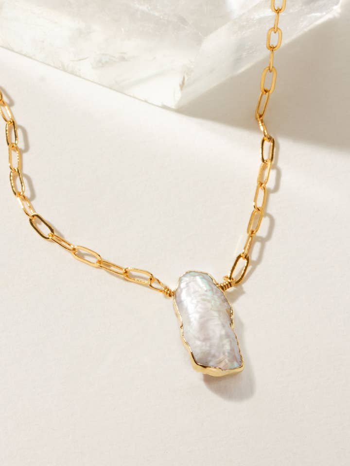 Collana Elemental Force - Perla d'acqua dolce coltivata per la vendita all'ingrosso da parte di Luna Norte