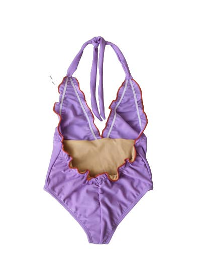 Type Swimwear - Wholesale One Piece Swimsuit - Kids - Baby Child Swimsuit with Contrasting Trim1