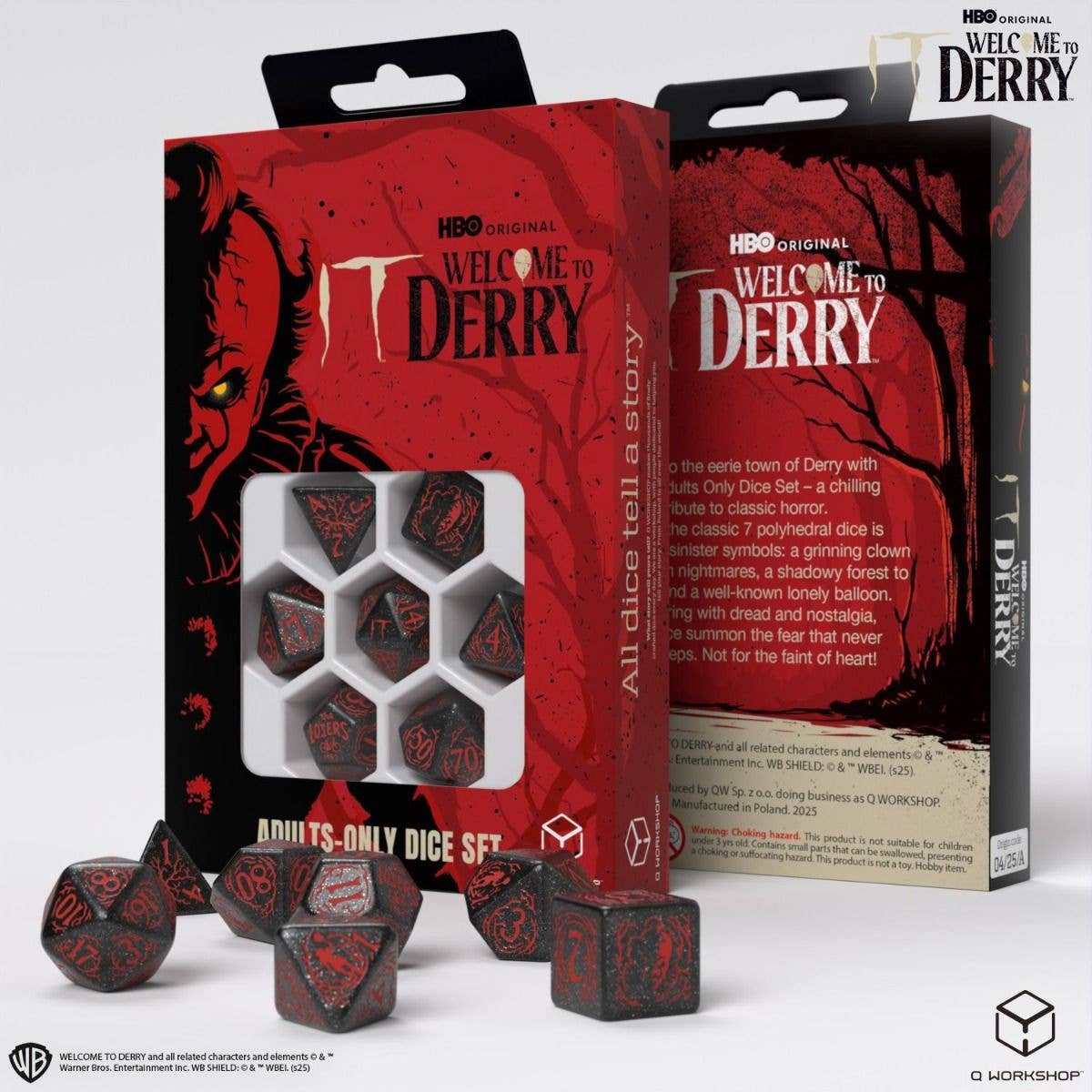 Cardshouse - Wholesale Dice - It. Welcome to Derry Adults-only Dice Set Q-WORKSHOP2