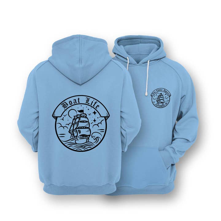 Hoodie durable - Boat Life pour la vente par One Choice Apparel