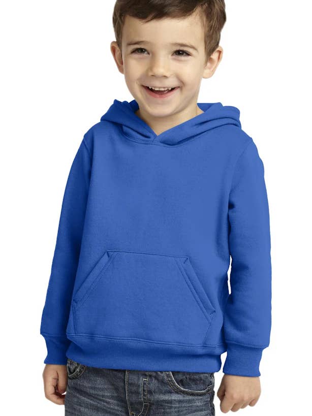 Conçu sur mesure : sweat-shirt à capuche (Royal) pour tout-petits, Port & Company, pull polaire pour la vente par Inklusive Printing, Designs & More