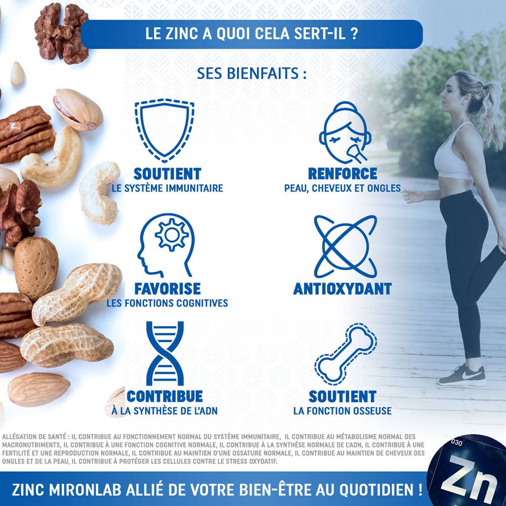 MIRONLAB - Wholesale Oral Supplement/Vitamin - Zinc Bisglycinate1