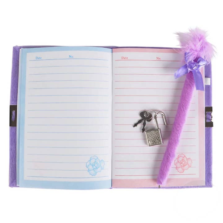 Toyarina - Wholesale Journal/Diary - Kids - Plush Covered Secret Diary Set3