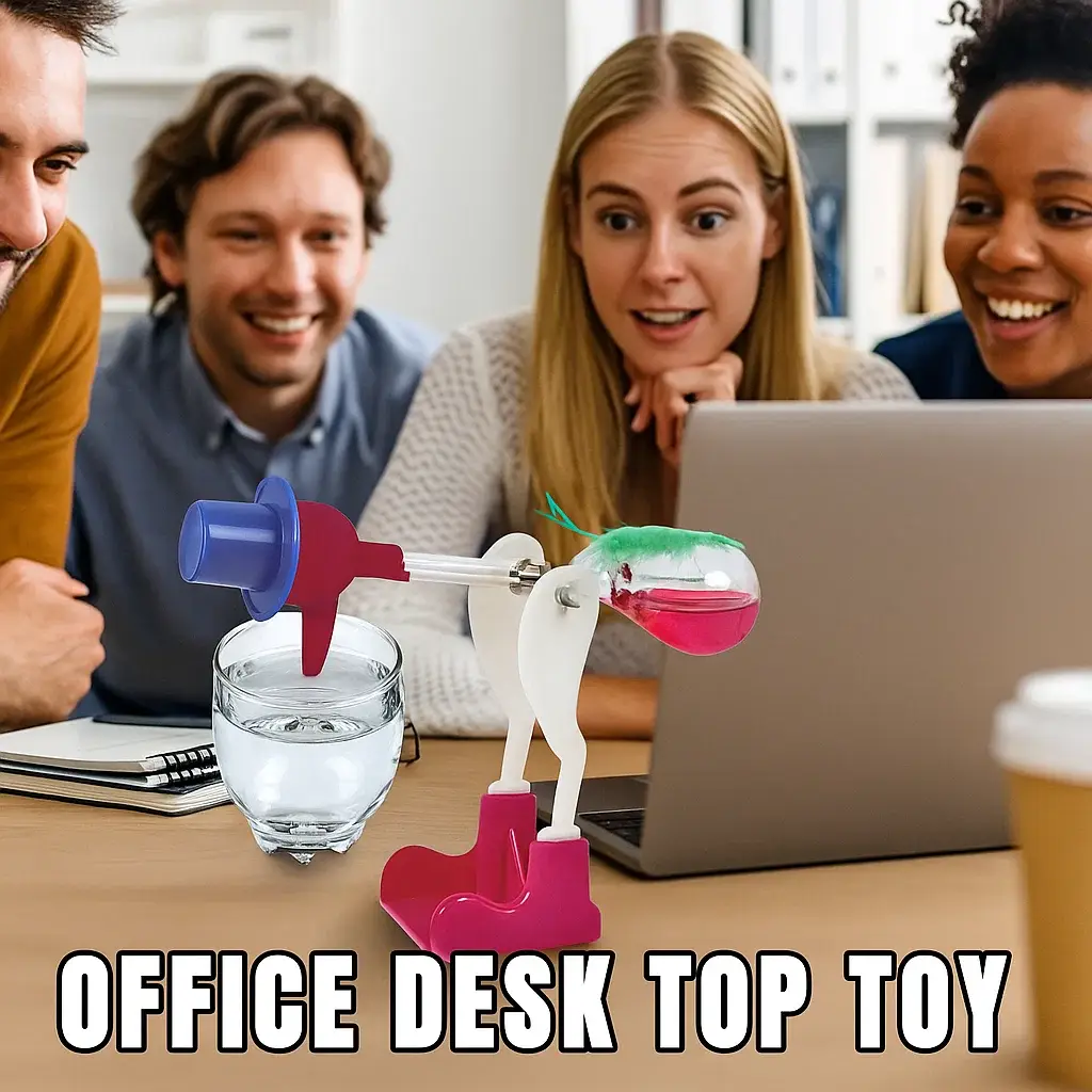 NOVELTIES WHOLESALE INC - Wholesale Classic Toy - Kids - Drinking Bird-Sippy Bird -Perpetual Motion Science Desk Top1