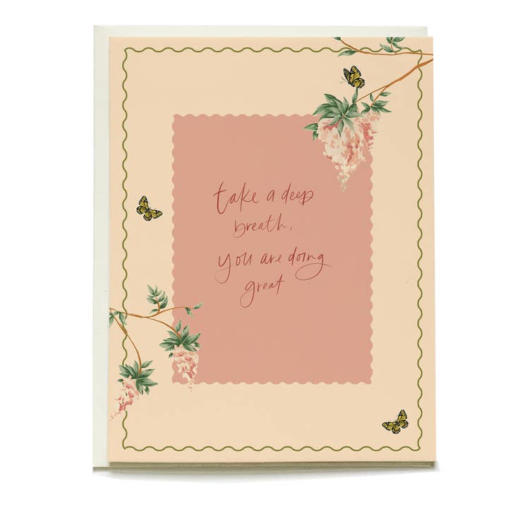 Butterfly Encouragement Card | Wisteria for wholesale by Pen + Pillar