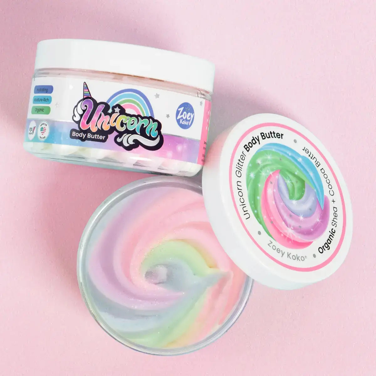Zoey Koko - Wholesale Body Balm/Butter - Unicorn Glitter Body Butter4