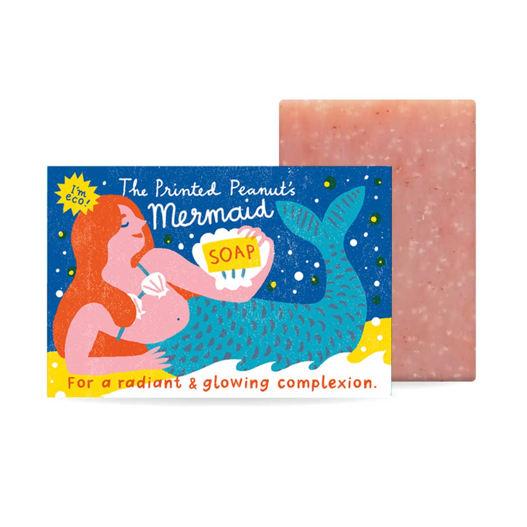 The Printed Peanut Homeware & Stationery - Wholesale Bar Soap - Mermaid Rose Geranium Natural Handmade Soap Bar1
