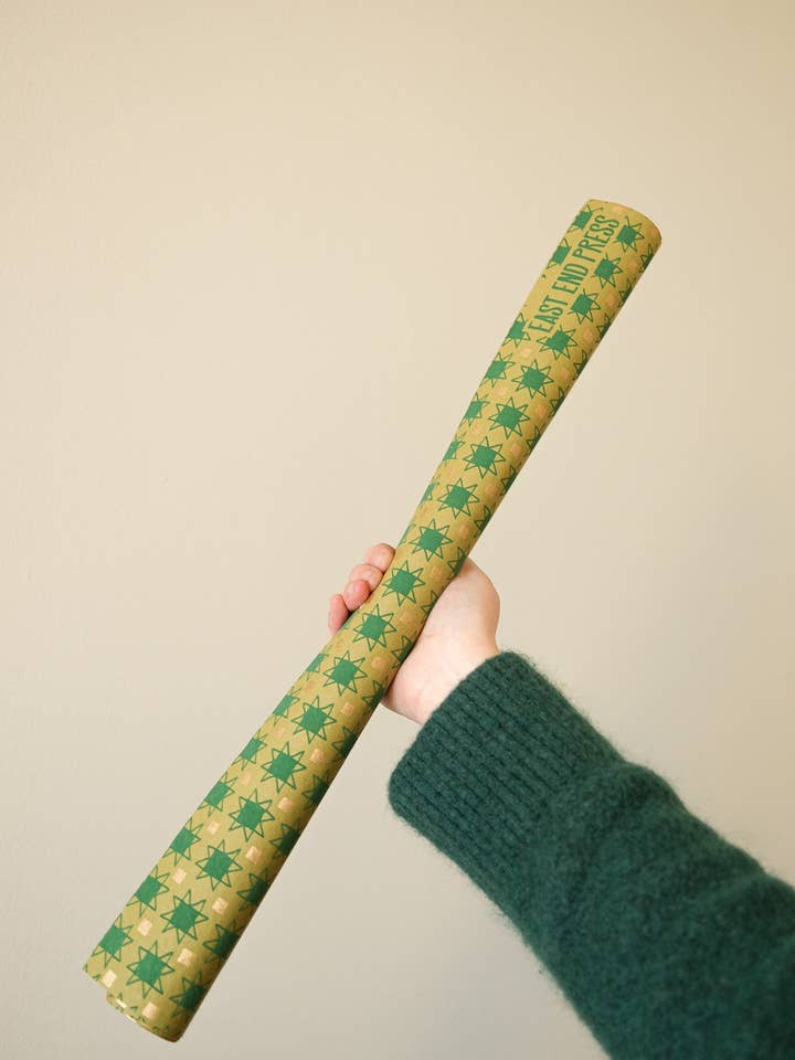 Festive Gift Wrap: Winter's Quilt for wholesale by East End Press