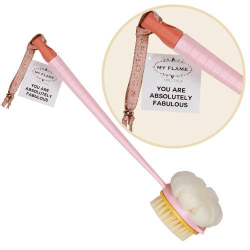 SHOWER BRUSH 2-IN-1 · BRUSH · FABULOUS for wholesale by My Flame Lifestyle