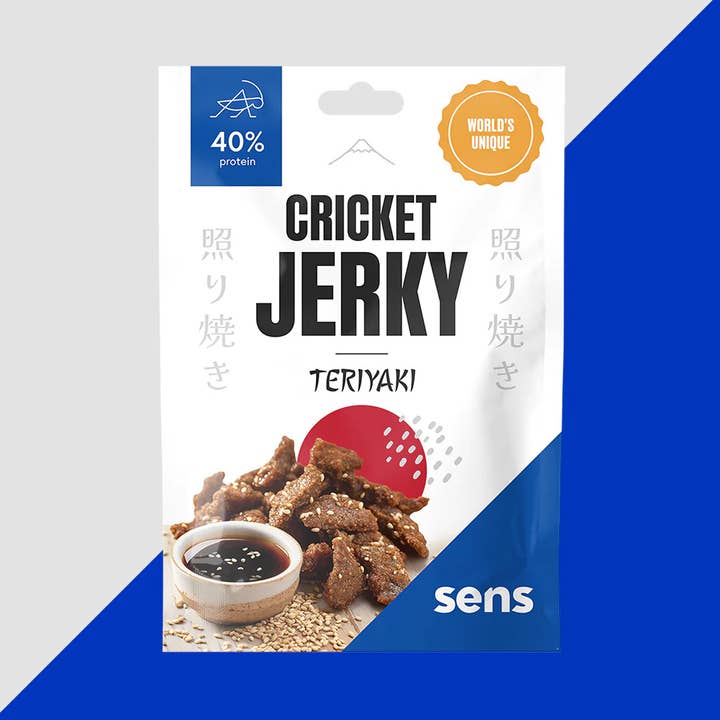 Cricket Jerky | Teriyaki 25 g for wholesale by sens