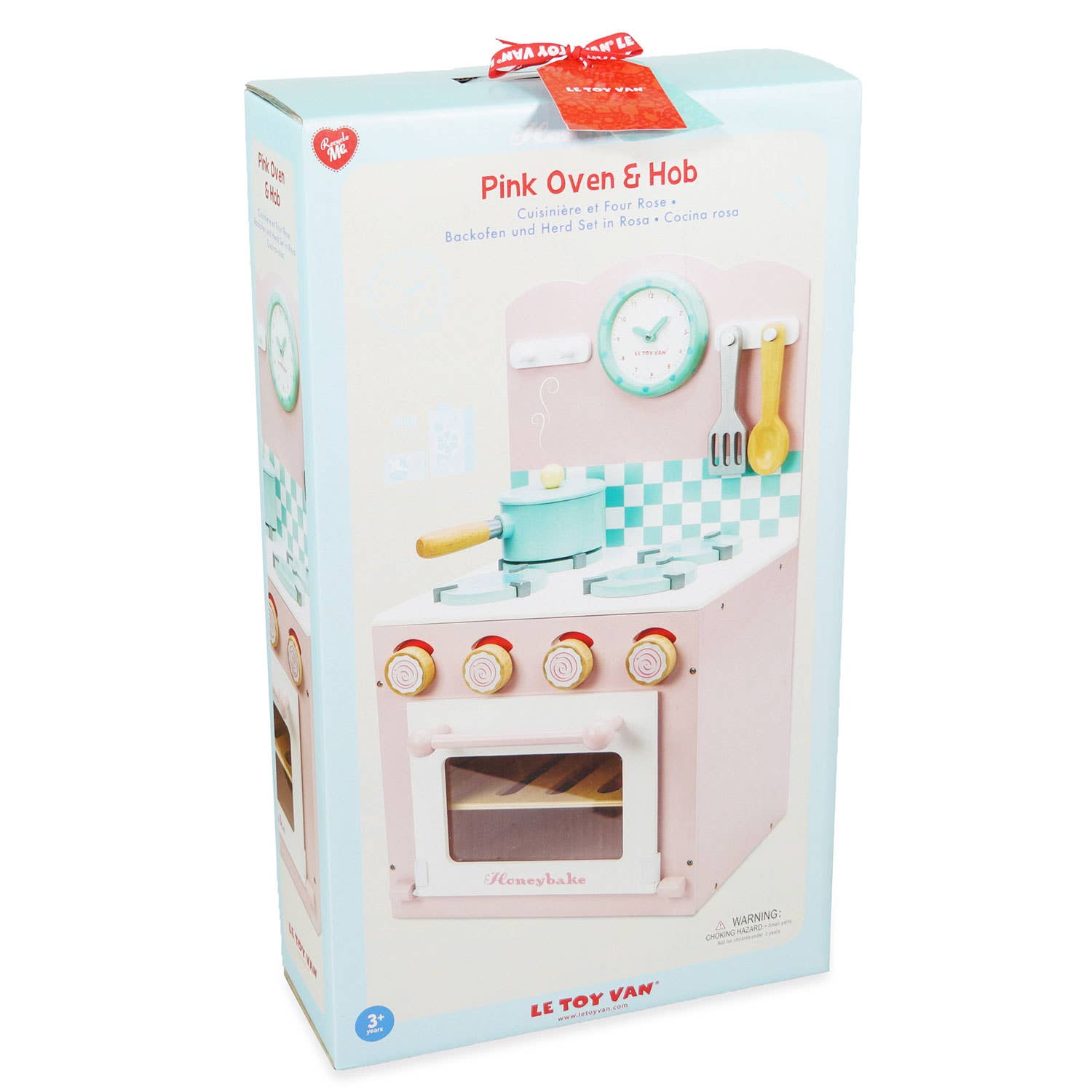 Le Toy Van - Wholesale Toy Set - Kids - Oven & Hob Pink TV303/Pink Oven & Hob Pink1