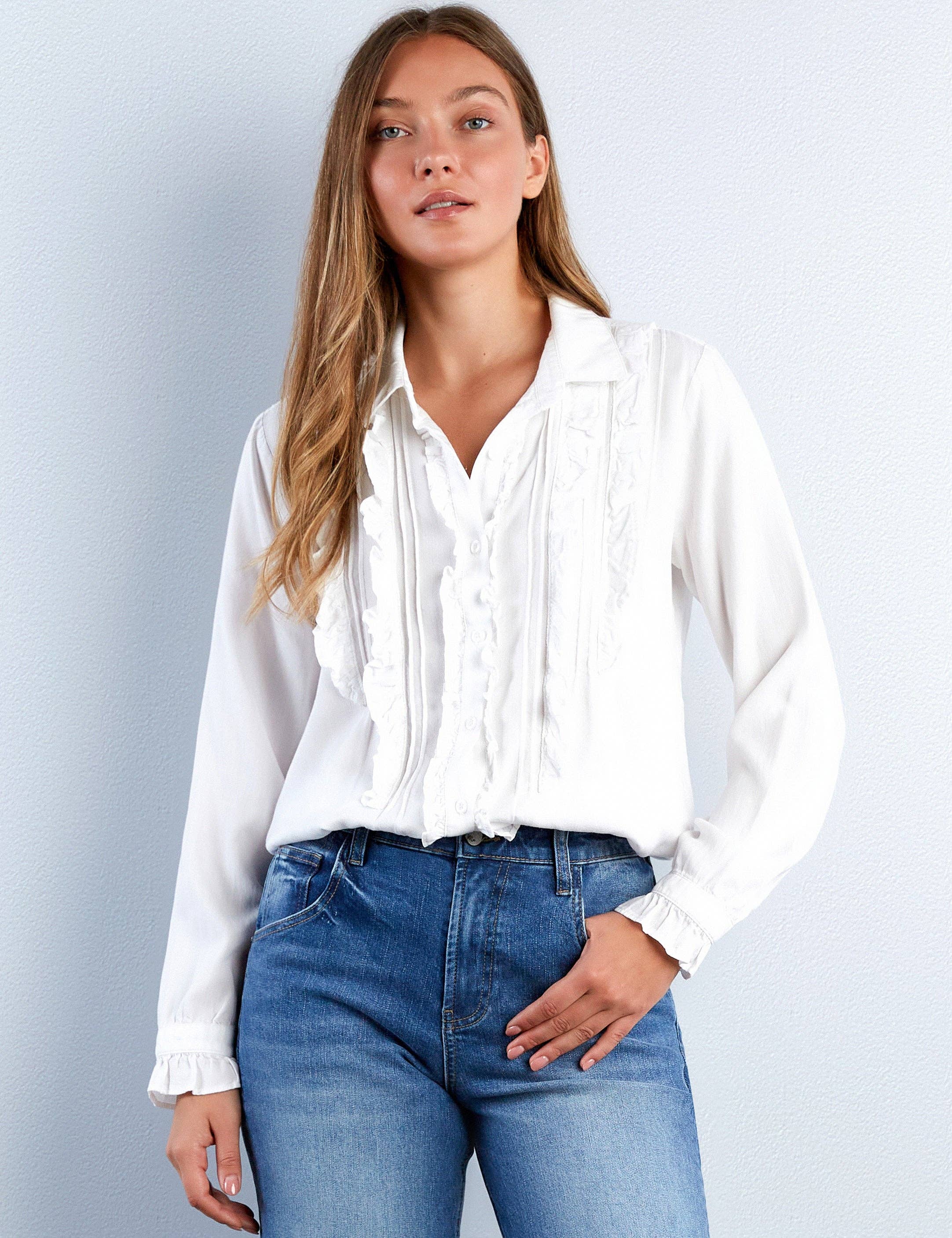 Bianco #Camicia da smoking in vendita all'ingrosso su Faire6