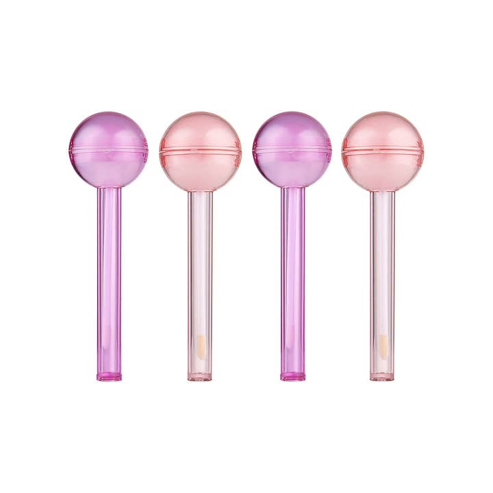 Bubble T Cosmetics - Wholesale Lip Balm Set - Sweetea Lollipop Lip Balm Gift Set (4 x 4g)