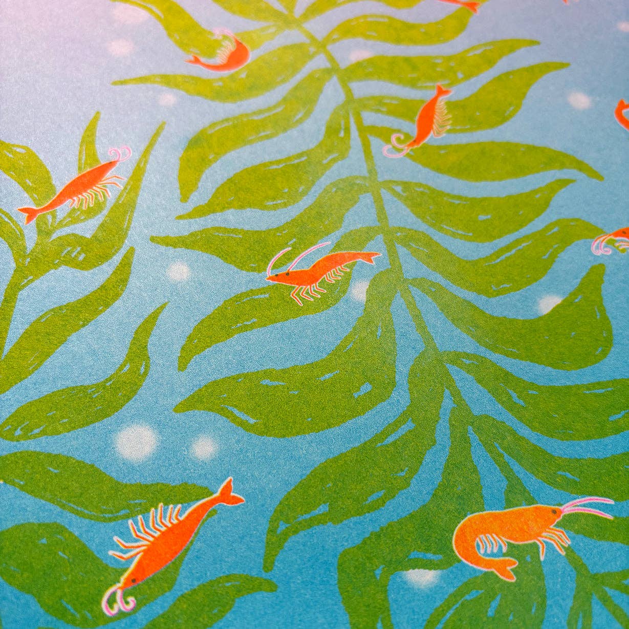 Tamiko Sidore Studio - Wholesale Art Print - Vertical Drifters - Risograph Print1