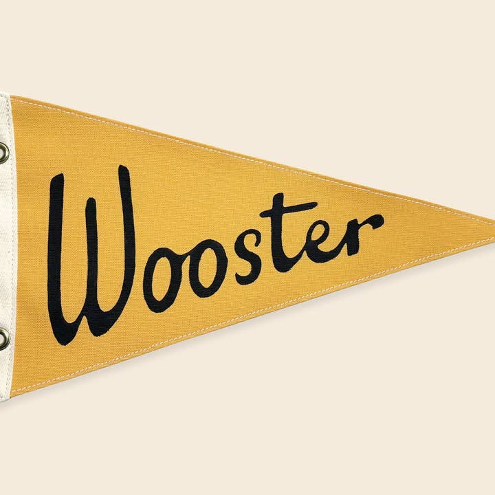 Wooster Vintage-Inspired Pennant for wholesale by Wild Northland