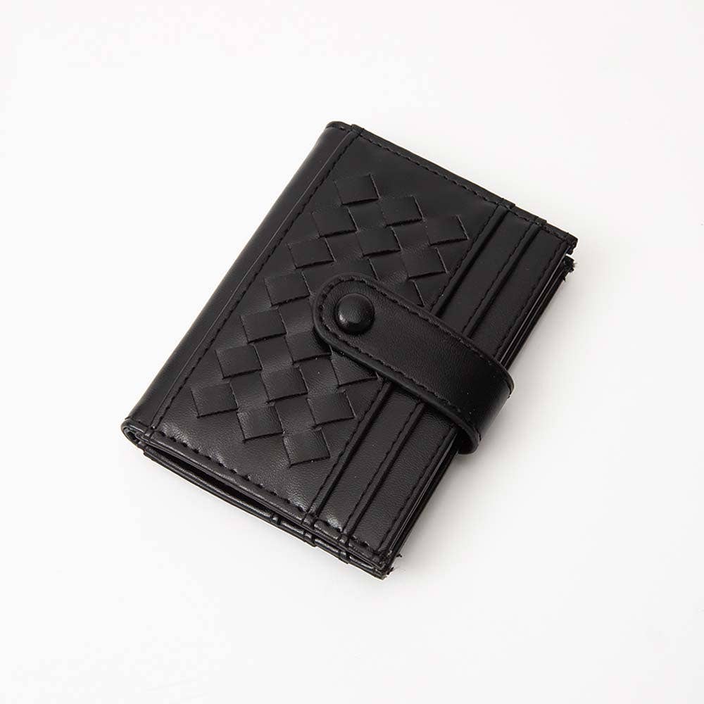 Sensibling Corp. – Engroshandel Kortetui - Dame – Klassisk vævet kortholder i kunstlæder13