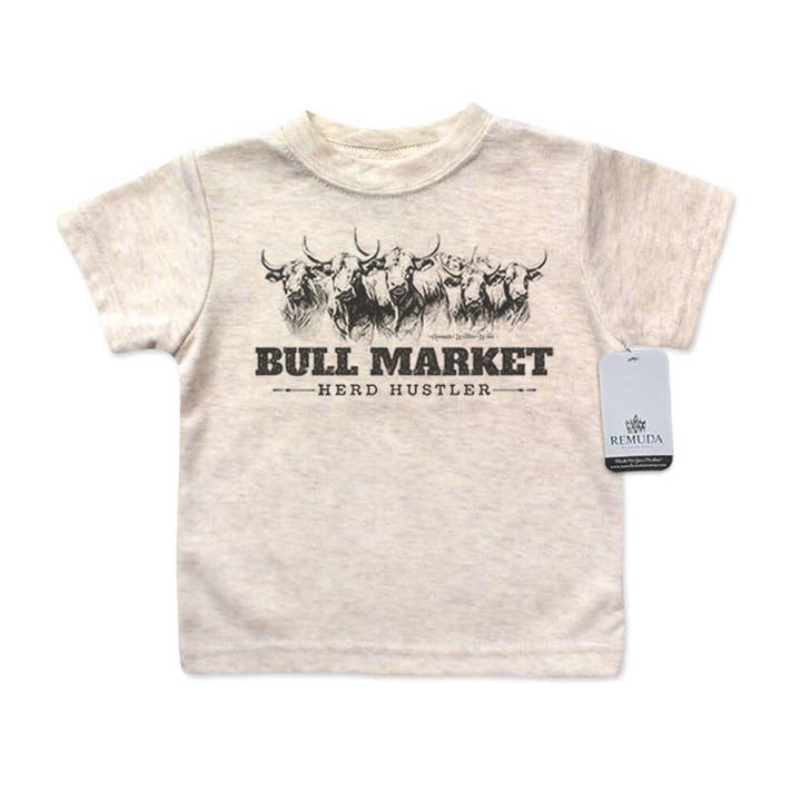 Bull Market Herd Hustler - Infant Western Tee T-Shirt for wholesale by Remuda Western Wear