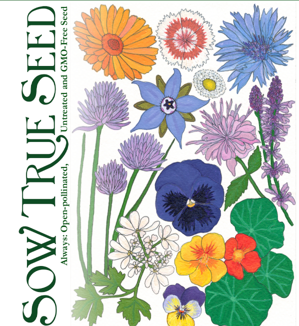 Sow True Seed - Wholesale Plant Seeds - Flower Seed Mix - Edible Flowers1