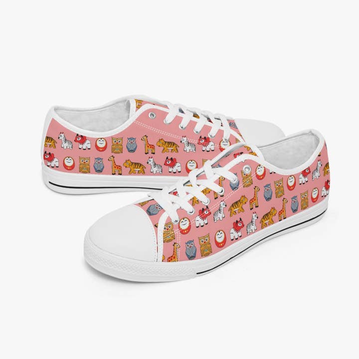 Oh Pote – wholesale Lifestyle trainers – Women′s – Myanmar Traditional Toys #2.0 Low-top Canvas Shoes