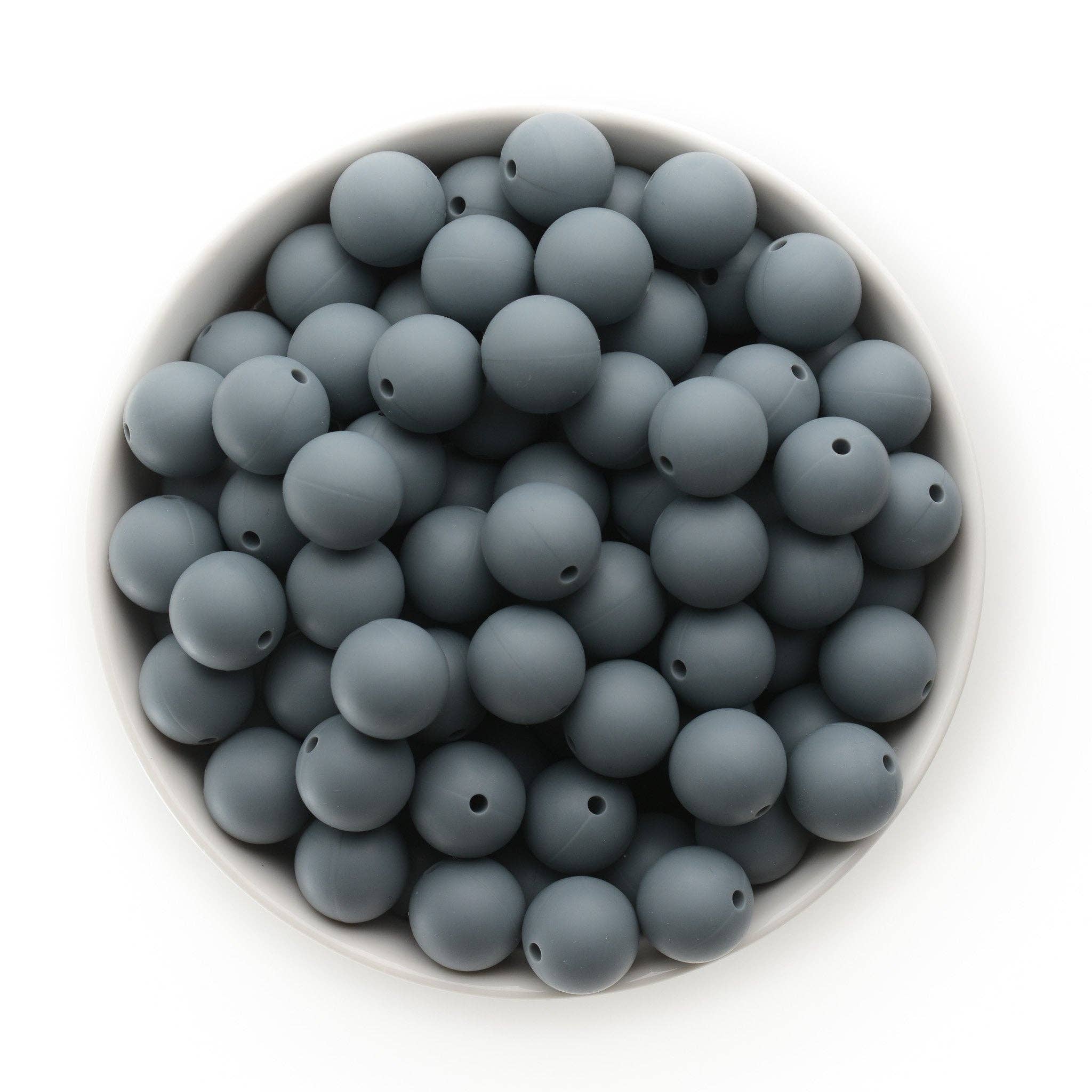 Cara & Co Silicone Craft Supply - Wholesale Beads - 15mm Round Silicone Beads36