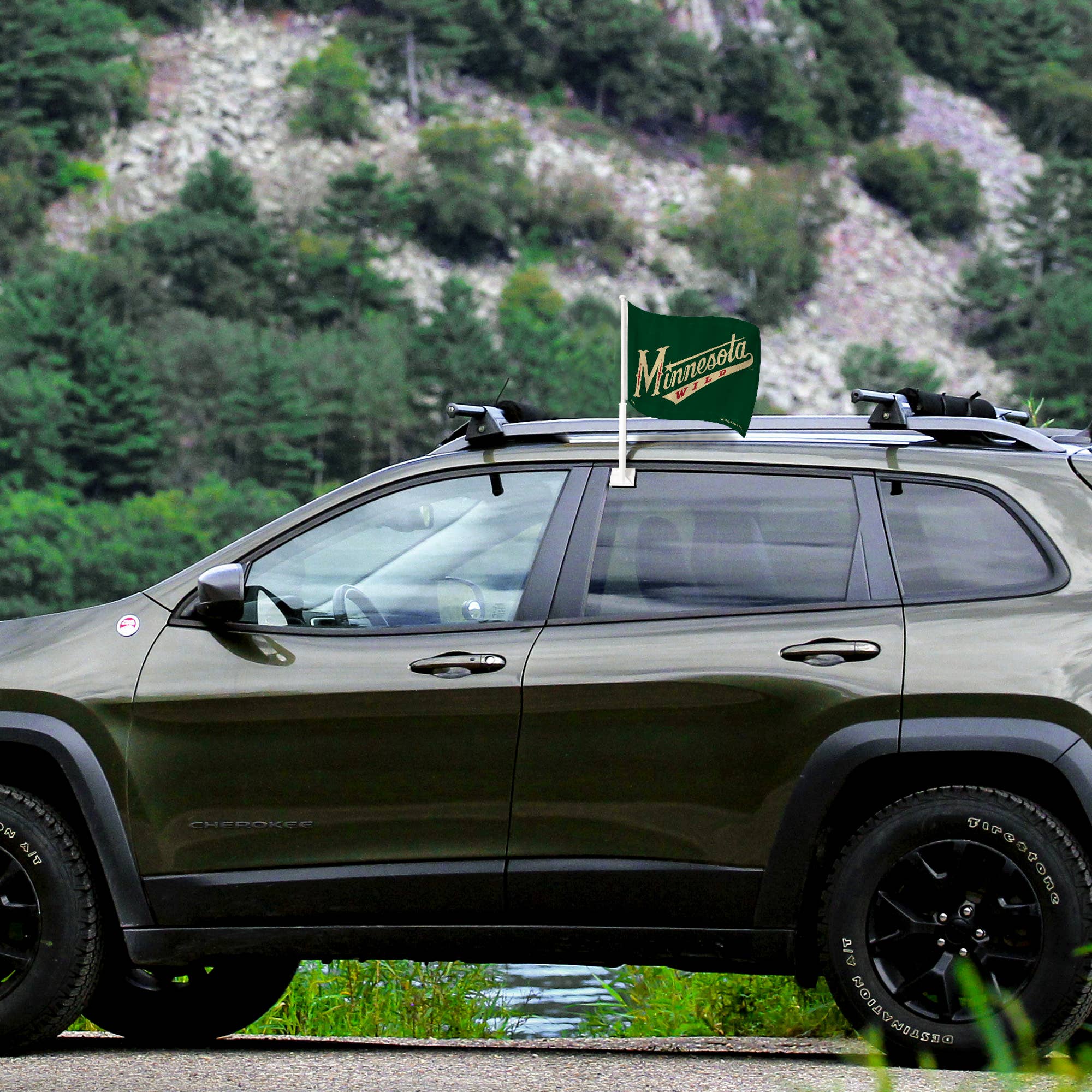 Rico Industries - Wholesale Flag - Alabama Red Car Flag "A Logo"2