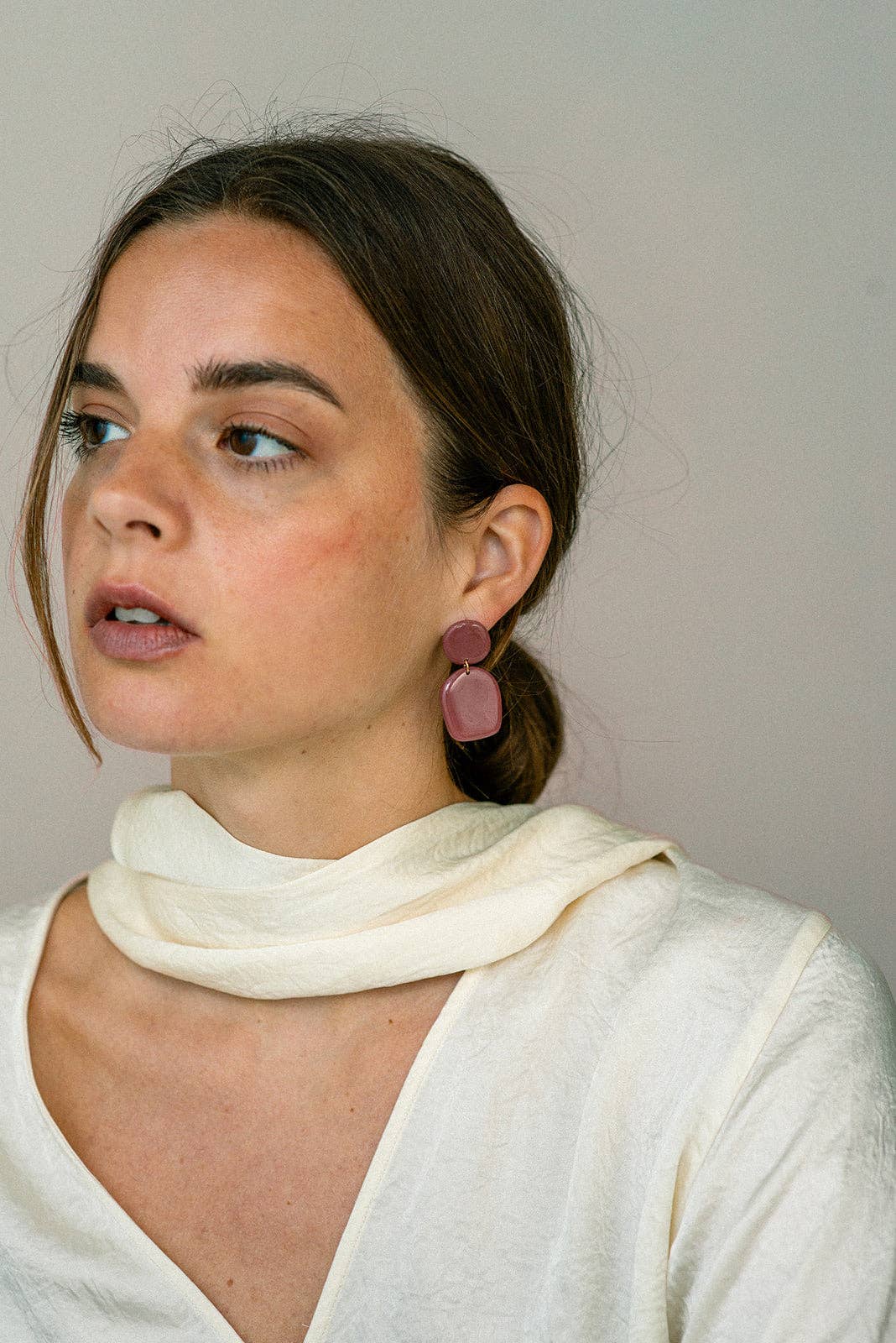 Van Schaaijk Studio - Vendita all'ingrosso Orecchini pendenti - Orecchini Nina - Malva2