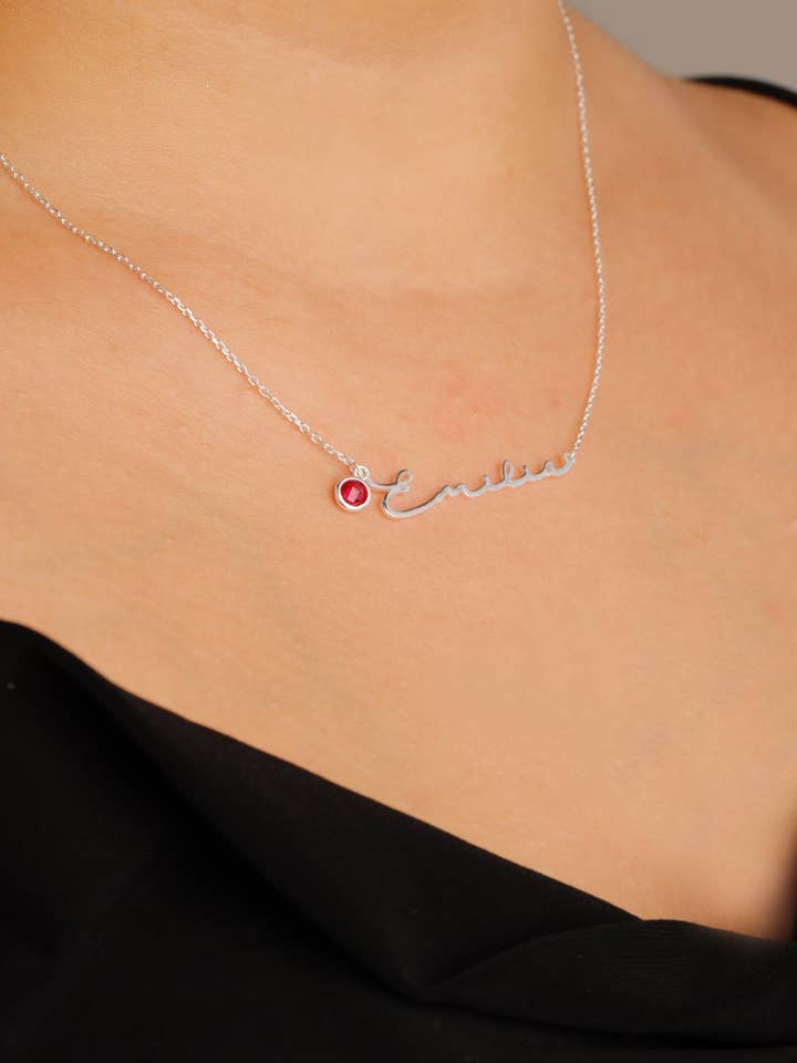 Signature Name Necklace for wholesale by Gider Jewelry