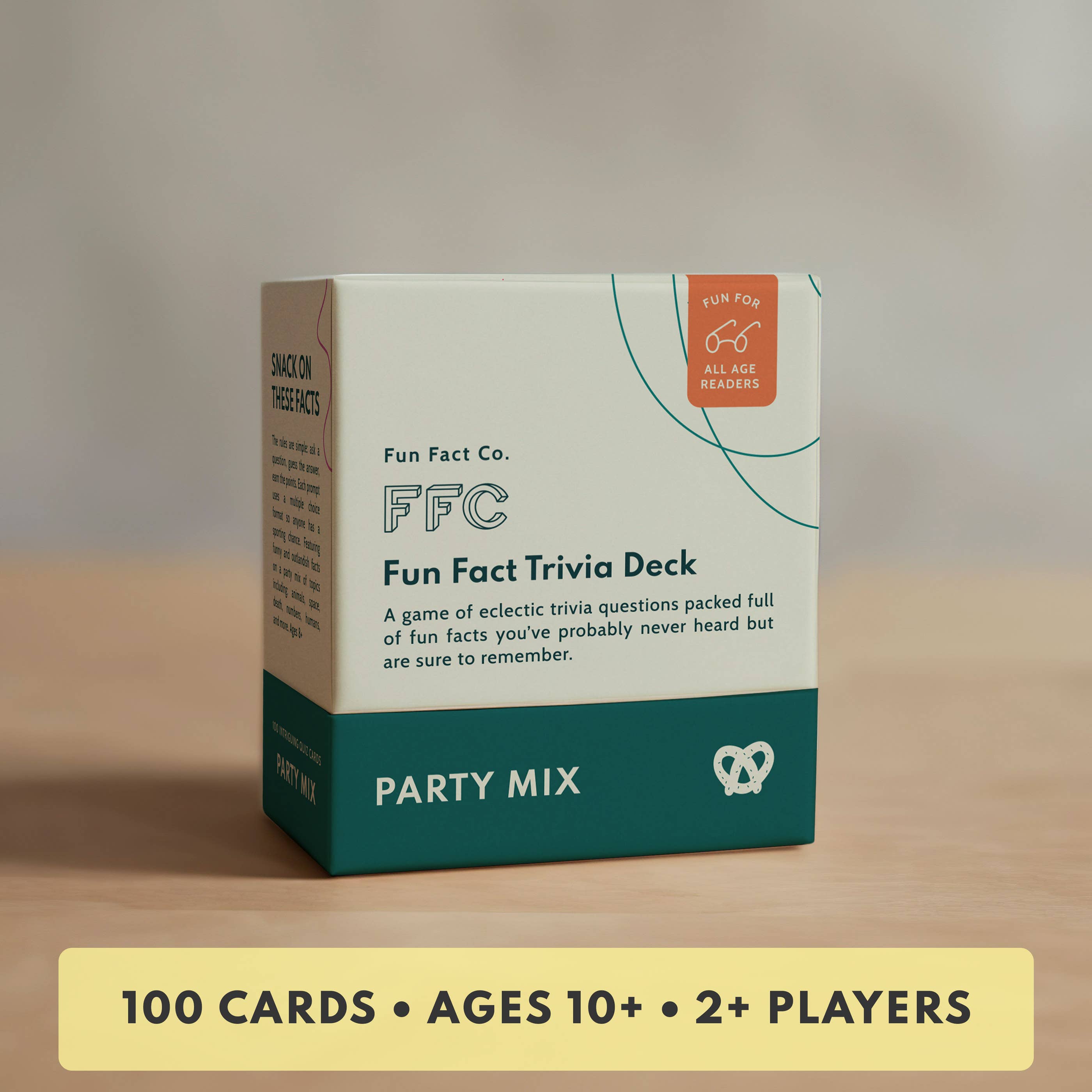 Fun Fact Co. - Wholesale Card Game - The Party Mix: A Fun Fact Trivia Card Game for Kids & Adults1