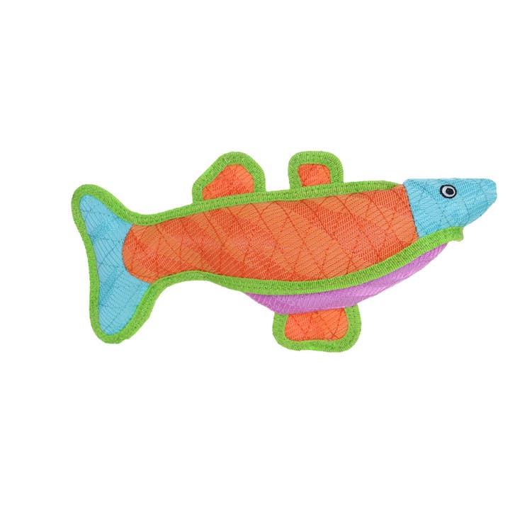 Tuffy Dog Toys - VIP Products - Wholesale Pet Squeaky Toy - Dog - DuraForce Fish - Durable, Squeaky Dog Toy