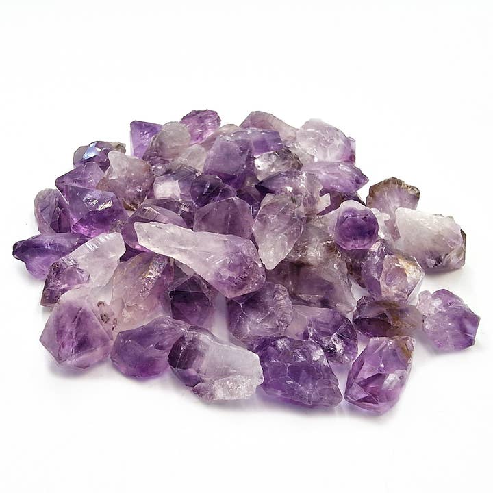 Shamans Crystal - Wholesale Spiritual Stone/Crystal - Amethyst Points teeth 100grams2
