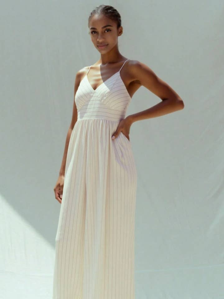 Tuta premium a gamba larga con smock. per la vendita all'ingrosso da parte di 1 Fashion