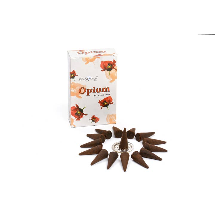 AW Artisan - Vendita all'ingrosso Incensi - 12 coni di incenso all'oppio