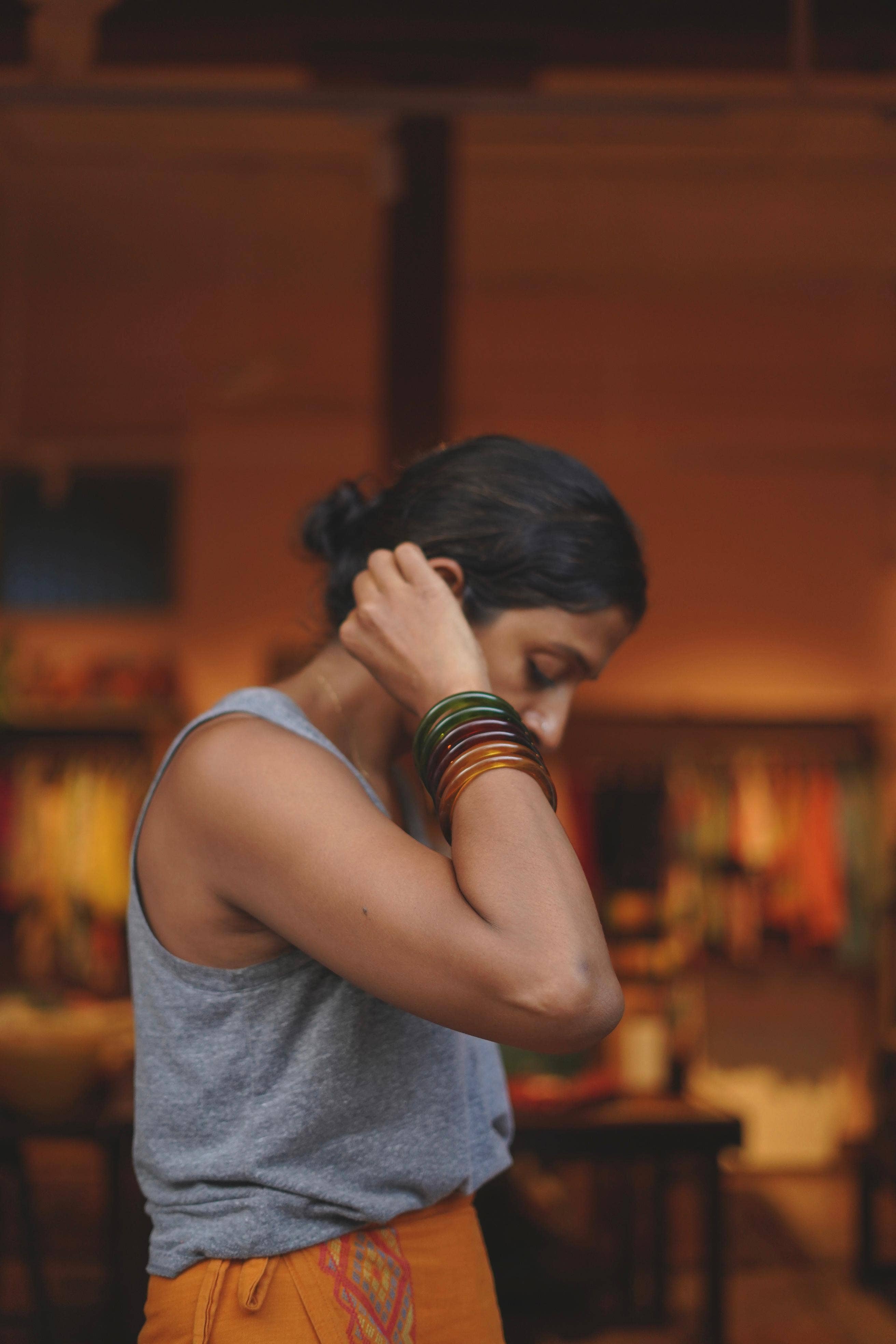 Annahmol - Wholesale Bangle Bracelet - Saramai Glass Bangles8