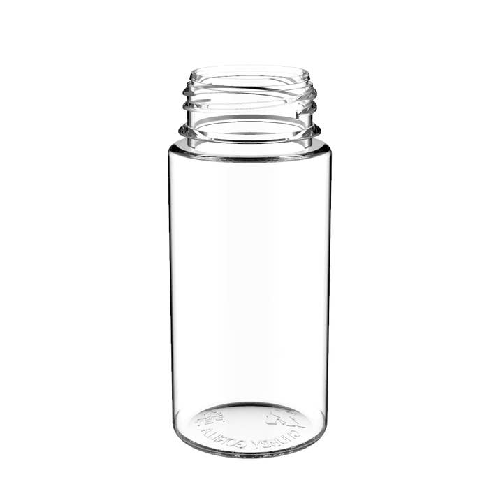 Chubby Gorilla - 100ML Unicorn Bottle - Clear Bottle / White Cap - V3 for wholesale by Copackr