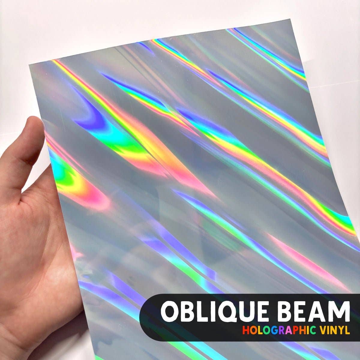Stickiply – Großhandel Bastelzubehör – Bedruckbares Vinyl-Aufkleberpapier | Holografisch (A4)21