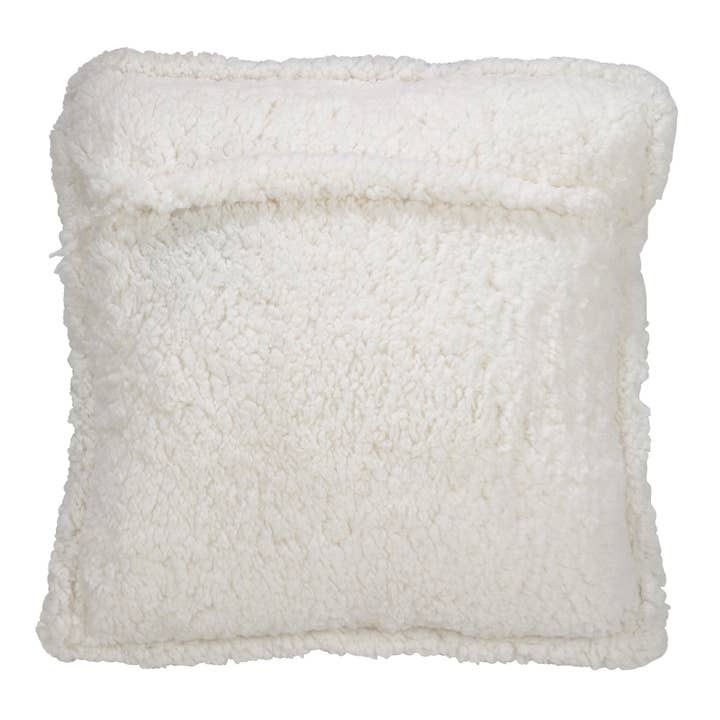 Saro Lifestyle - Wholesale Throw/Decorative Pillow - Sequin + Sherpa Pillow - Poly Filled