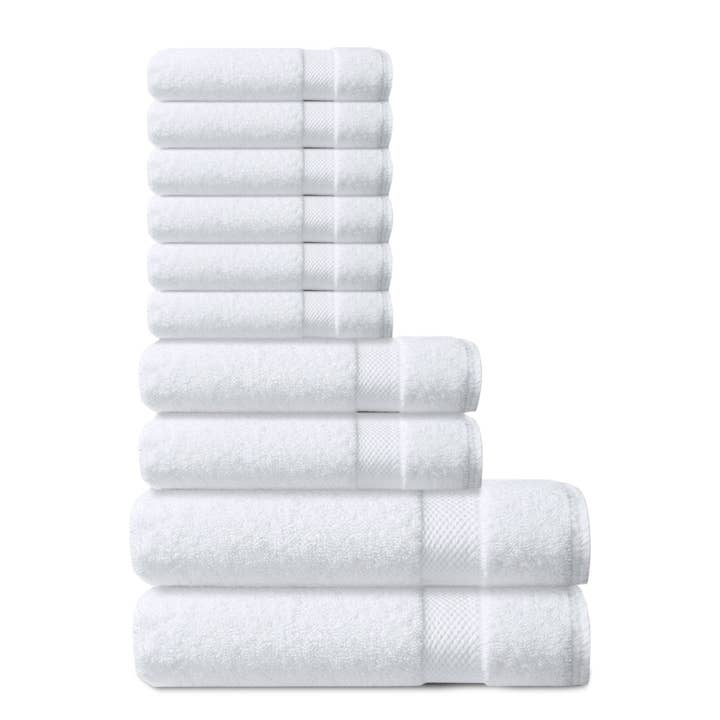 Ensembles de serviettes en coton 100 % biologique pour la vente par Delara