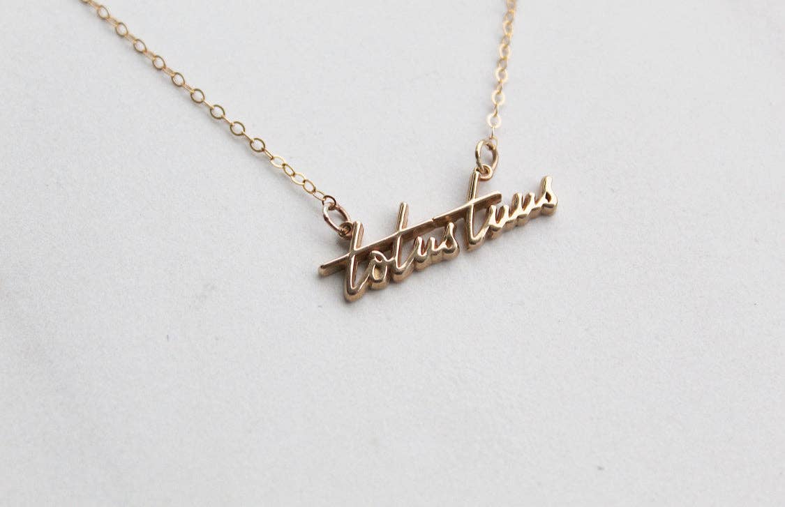 Naomi's Happy Place Shop - Wholesale Halskettinghanger - Totus Tuus14