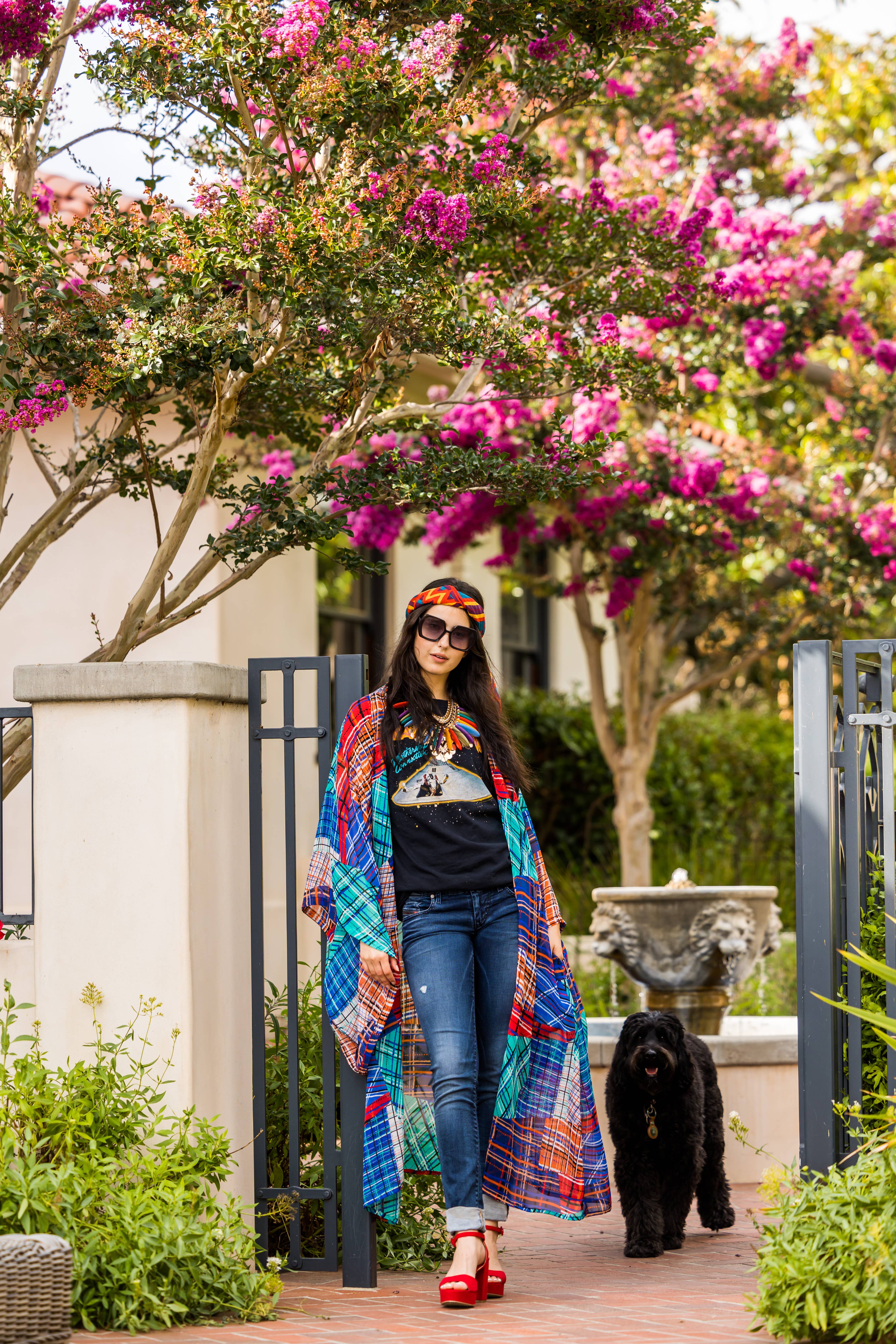 Jennafer Grace - Wholesale Kimono - Dames - Nu Tartan Kimono5